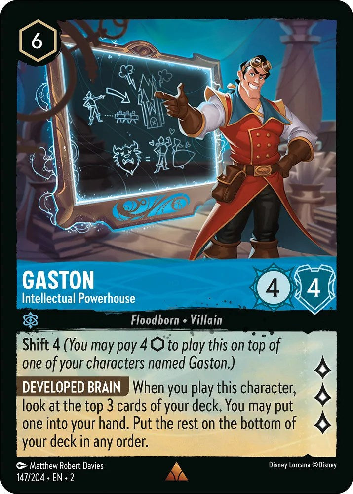 Gaston - Intellectual Powerhouse (147/204) [Rise of the Floodborn] - Destination Retro