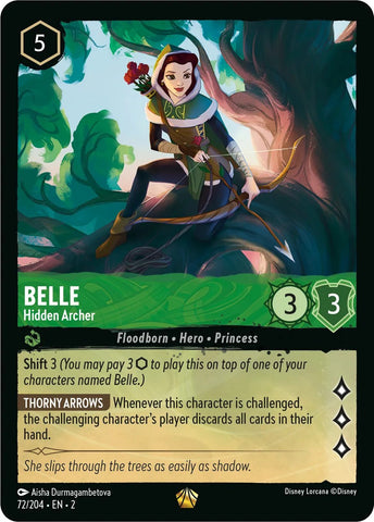 Belle - Hidden Archer (72/204) [Rise of the Floodborn] - Destination Retro