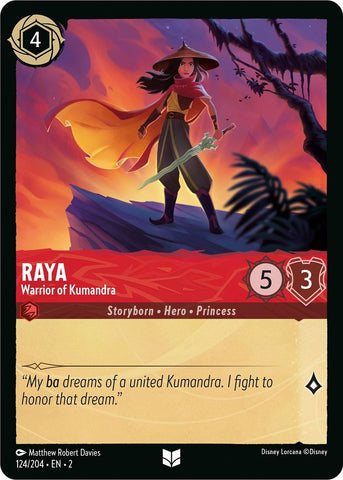 Raya - Warrior of Kumandra (124/204) [Rise of the Floodborn] - Destination Retro