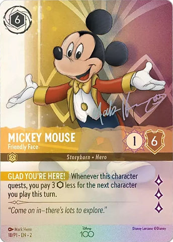 Mickey Mouse - Friendly Face (Enchanted) (18) [Disney100 Promos] - Destination Retro