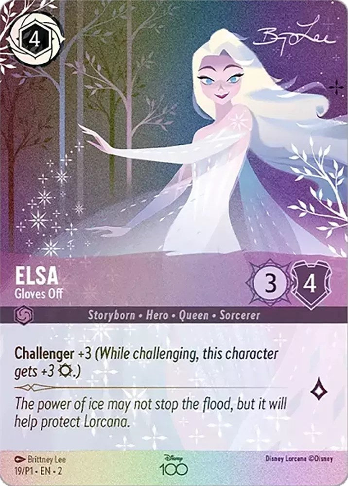 Elsa - Gloves Off (Enchanted) (19) [Disney100 Promos] - Destination Retro