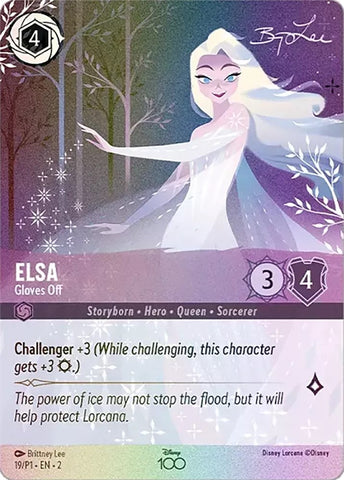 Elsa - Gloves Off (Enchanted) (19) [Disney100 Promos] - Destination Retro