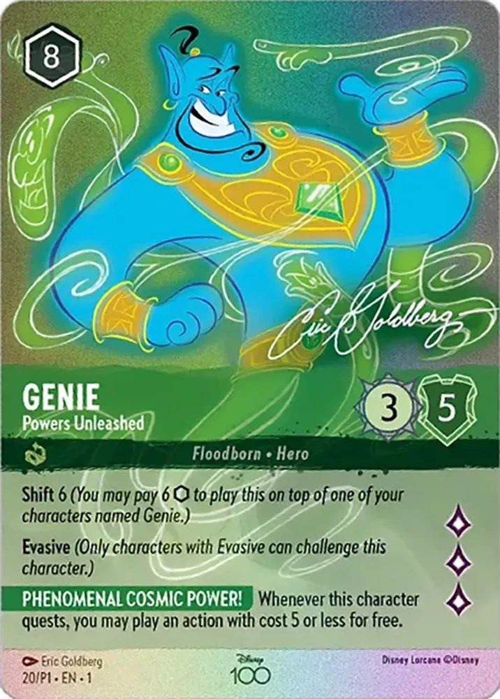 Genie - Powers Unleashed (Enchanted) (20) [Disney100 Promos] - Destination Retro