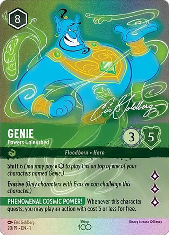 Genie - Powers Unleashed (Enchanted) (20) [Disney100 Promos] - Destination Retro