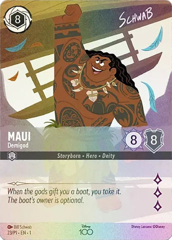 Maui - Demigod (Enchanted) (23) [Disney100 Promos] - Destination Retro