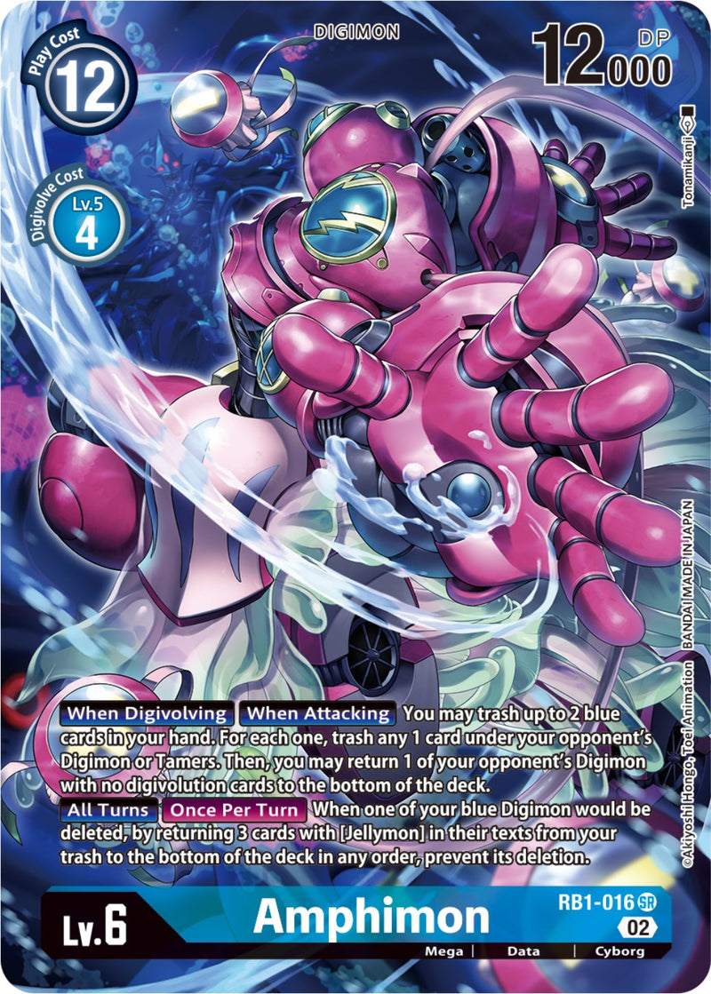 Amphimon [RB1-016] (Textured Alternate Art) [Resurgence Booster] - Destination Retro