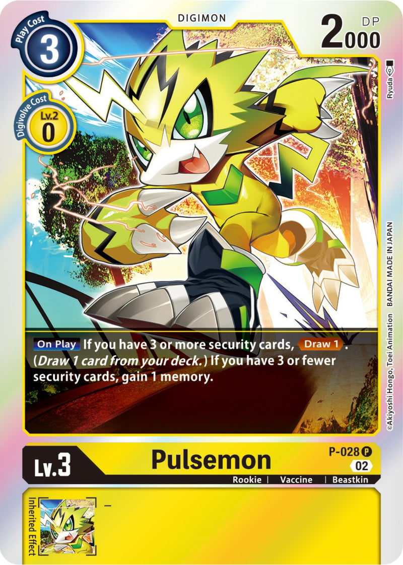 Pulsemon [P-028] (Resurgence Booster Reprint) [Promotional Cards] - Destination Retro