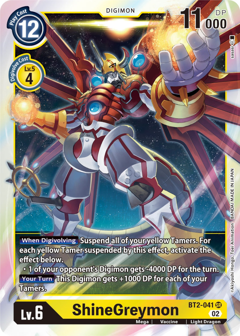 ShineGreymon [BT2-041] (Resurgence Booster Reprint) [Resurgence Booster] - Destination Retro