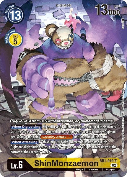 ShinMonzaemon (Textured Alternate Art) [Resurgence Booster] - Destination Retro