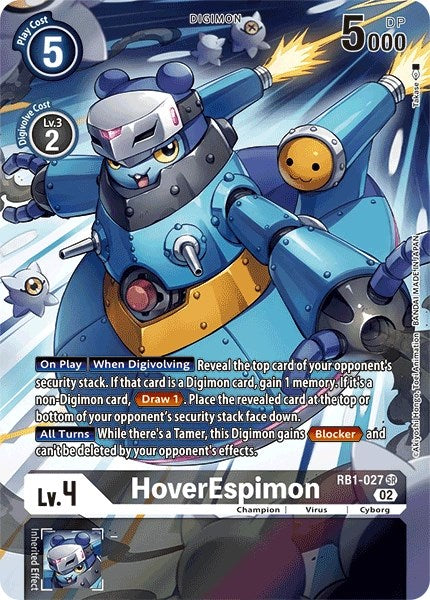 HoverEspimon (Textured Alternate Art) [Resurgence Booster] - Destination Retro