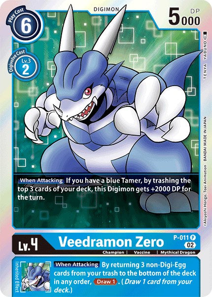 Veedramon Zero [P-011] (Resurgence Booster Reprint) [Resurgence Booster] - Destination Retro