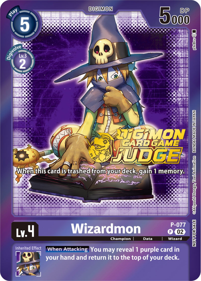 Wizardmon [P-077] (Judge Pack 4) [Promotional Cards] - Destination Retro
