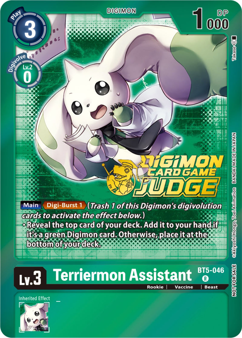 Terriermon Assistant [BT5-046] (Judge Pack 4) [Battle of Omni Promos] - Destination Retro
