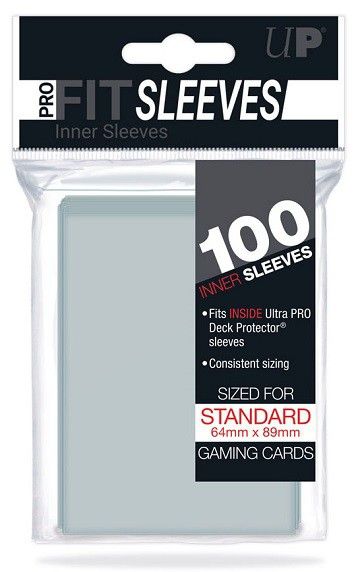 PRO FIT SLEEVES - INNER SLEEVES - 100CT - STANDARD