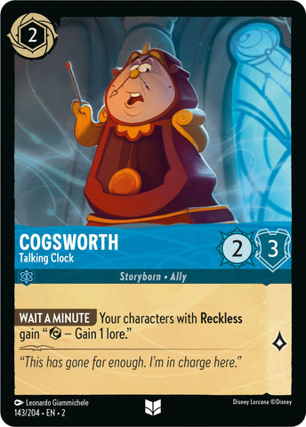 Cogsworth - Talking Clock (143/204) [Rise of the Floodborn] - Destination Retro