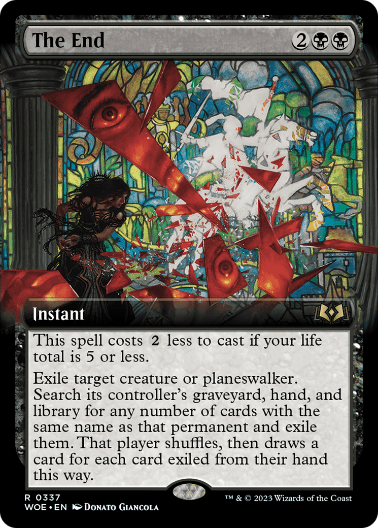 The End (Extended Art) [Wilds of Eldraine] - Destination Retro
