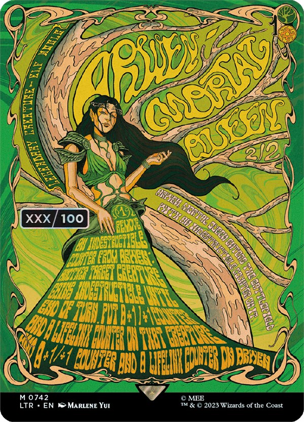 Arwen, Mortal Queen (Borderless Poster) (Serialized) [The Lord of the Rings: Tales of Middle-Earth] - Destination Retro