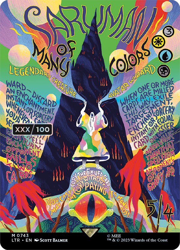 Saruman of Many Colors (Borderless Poster) (Serialized) [The Lord of the Rings: Tales of Middle-Earth] - Destination Retro