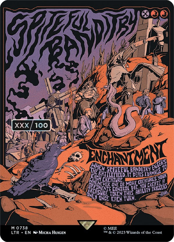 Spiteful Banditry (Borderless Poster) (Serialized) [The Lord of the Rings: Tales of Middle-Earth] - Destination Retro