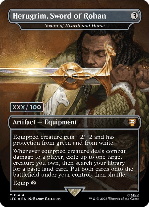 Herugrim, Sword of Rohan - Sword of Hearth and Home (Serialized) [The Lord of the Rings: Tales of Middle-Earth Commander] - Destination Retro