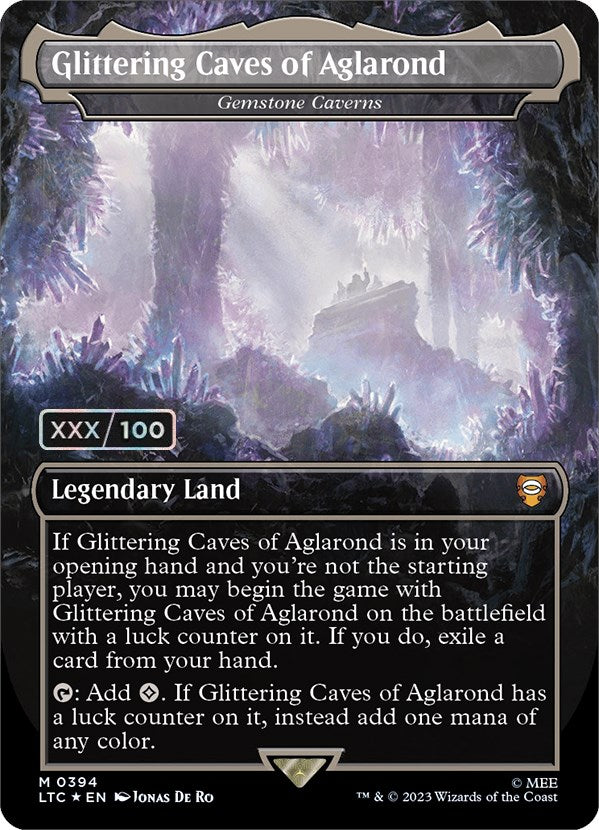 Glittering Caves of Aglarond - Gemstone Caverns (Serialized) [The Lord of the Rings: Tales of Middle-Earth Commander] - Destination Retro