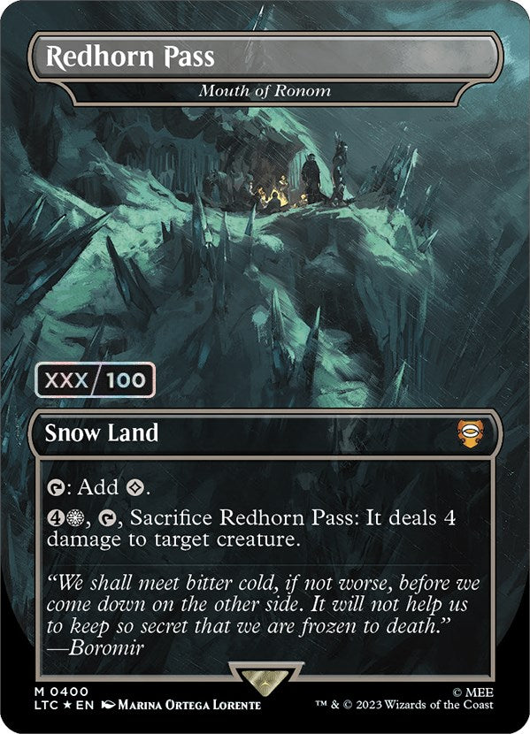 Redhorn Pass - Mouth of Ronom (Serialized) [The Lord of the Rings: Tales of Middle-Earth Commander] - Destination Retro