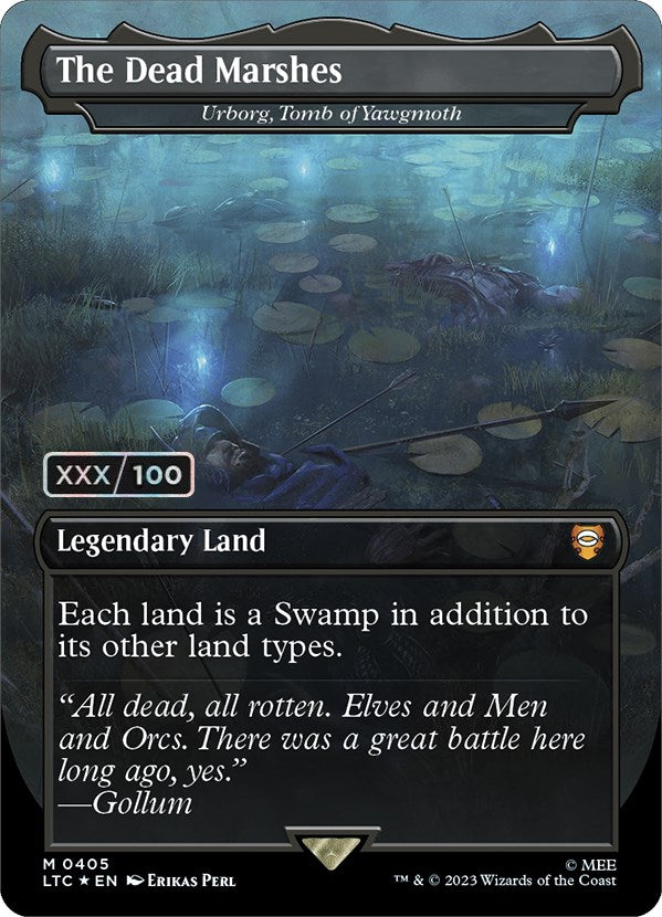 The Dead Marshes - Urborg, Tomb of Yawgmoth (Serialized) [The Lord of the Rings: Tales of Middle-Earth Commander] - Destination Retro
