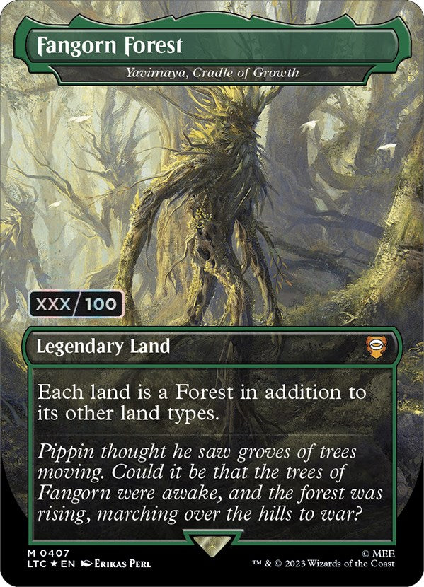 Fangorn Forest - Yavimaya, Cradle of Growth (Serialized) [The Lord of the Rings: Tales of Middle-Earth Commander] - Destination Retro