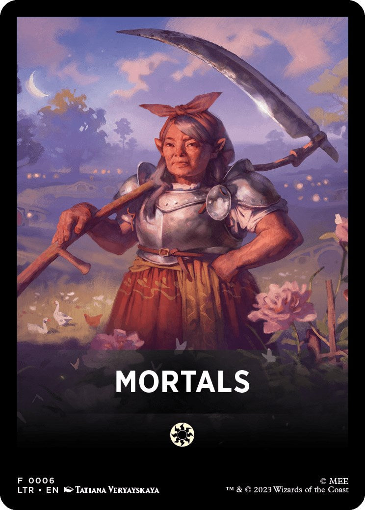 Mortals Theme Card [The Lord of the Rings: Tales of Middle-Earth] - Destination Retro
