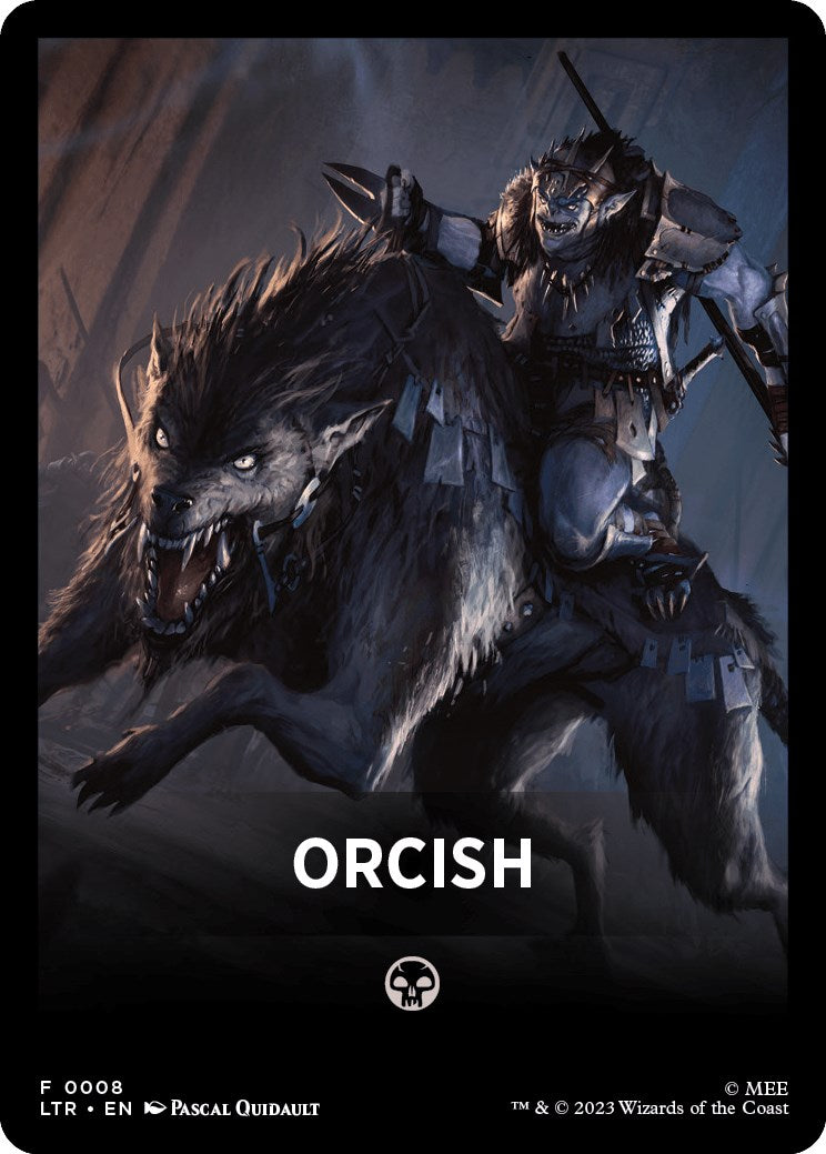 Orcish Theme Card [The Lord of the Rings: Tales of Middle-Earth] - Destination Retro