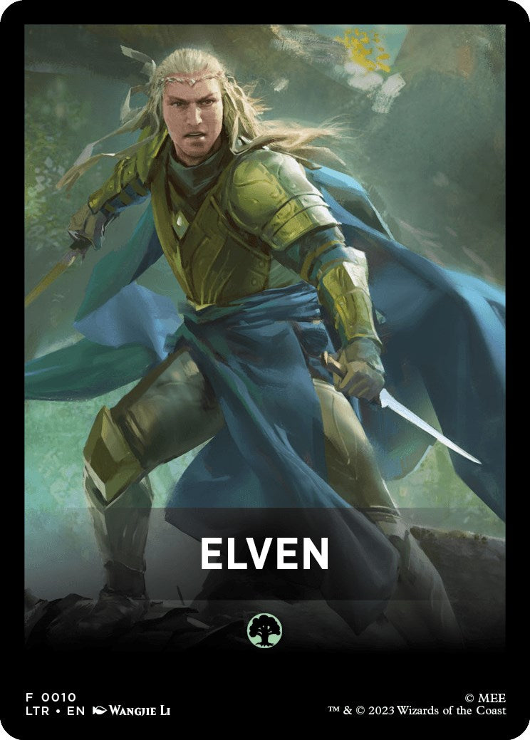 Elven Theme Card [The Lord of the Rings: Tales of Middle-Earth] - Destination Retro