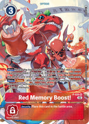 Red Memory Boost! [P-035] (Digimon Adventure Box 2) [Promotional Cards] - Destination Retro