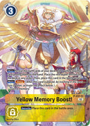 Yellow Memory Boost! [P-037] (Digimon Adventure Box 2) [Promotional Cards] - Destination Retro
