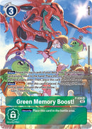 Green Memory Boost! [P-038] (Digimon Adventure Box 2) [Promotional Cards] - Destination Retro