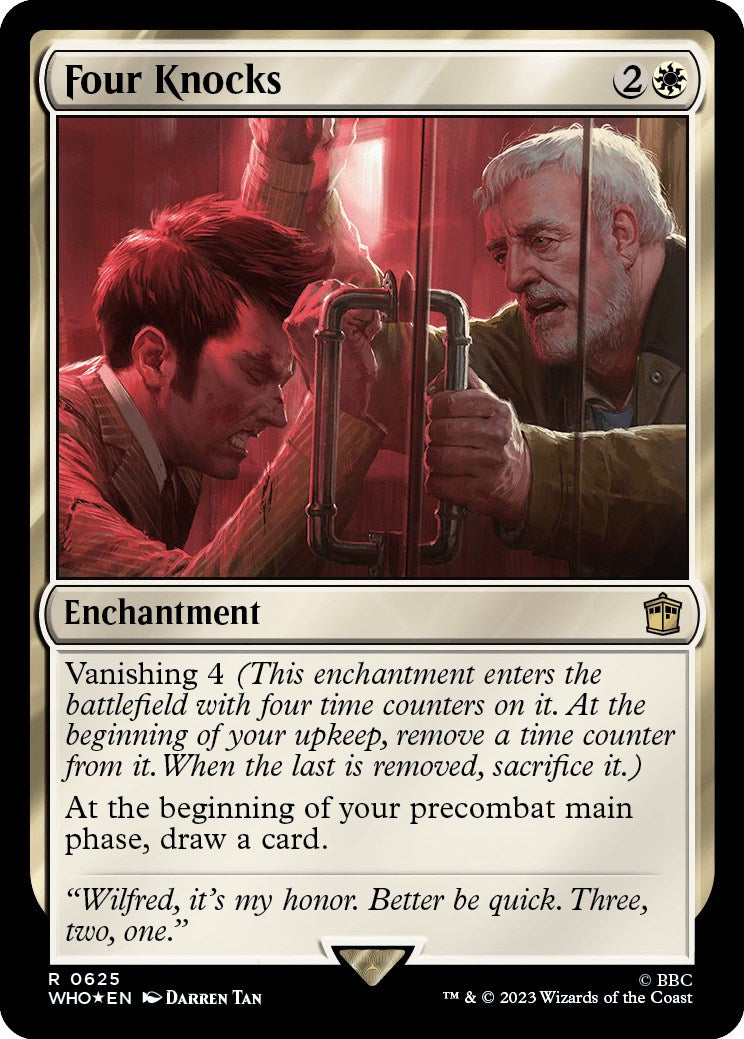 Four Knocks (Surge Foil) [Doctor Who] - Destination Retro
