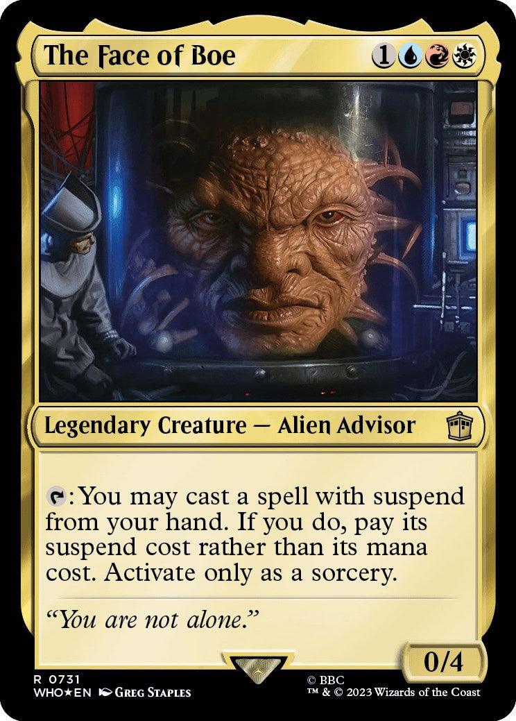 The Face of Boe (Surge Foil) [Doctor Who] - Destination Retro