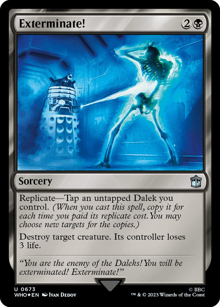 Exterminate! (Surge Foil) [Doctor Who] - Destination Retro