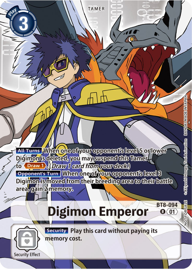 Digimon Emperor [BT8-094] (Tamer Party Pack -The Beginning-) [New Awakening] - Destination Retro