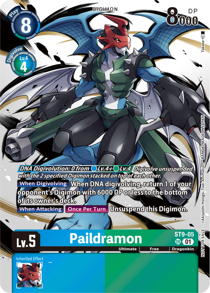 Paildramon [ST9-05] (Tamer Party Pack -The Beginning-) [Starter Deck: Ultimate Ancient Dragon] - Destination Retro