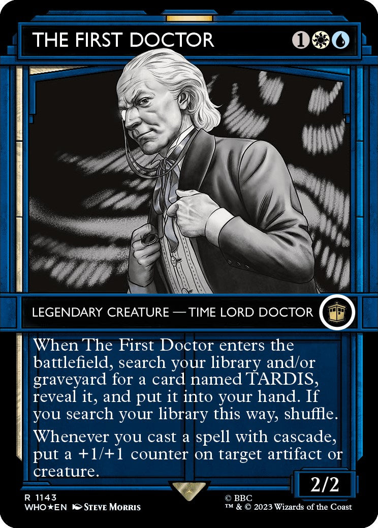 The First Doctor (Showcase) (Surge Foil) [Doctor Who] - Destination Retro
