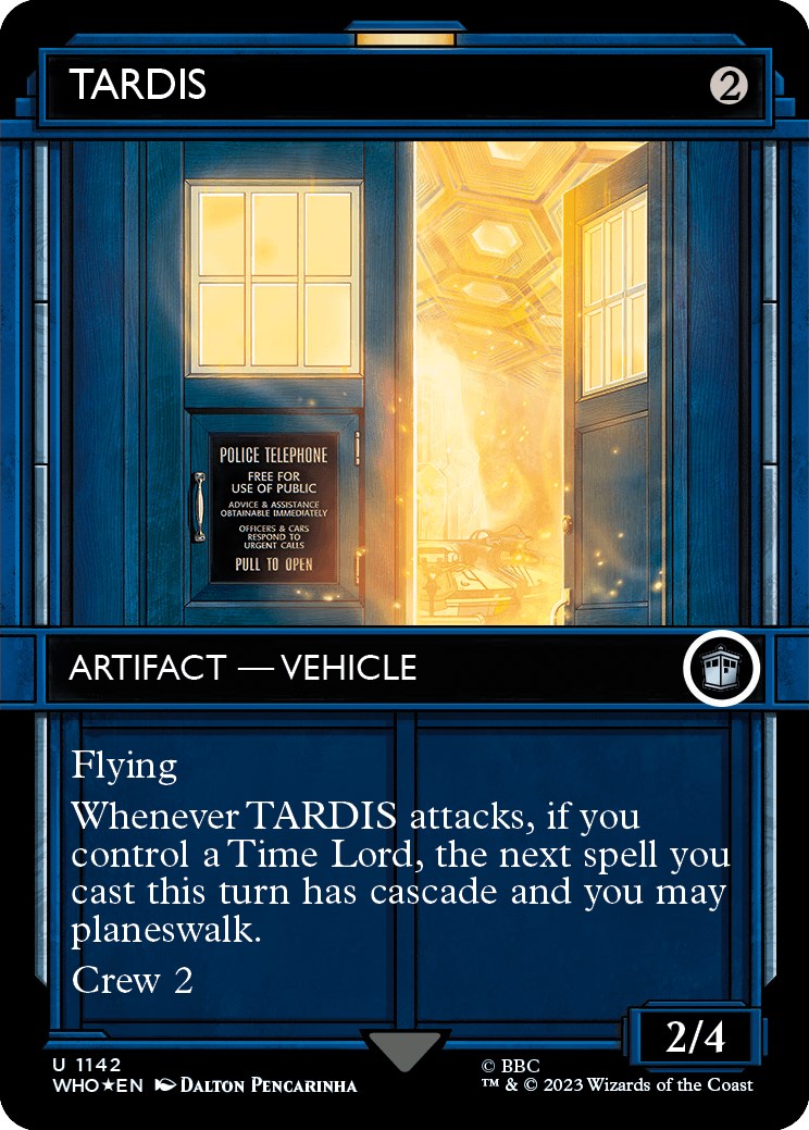 TARDIS (Showcase) (Surge Foil) [Doctor Who] - Destination Retro