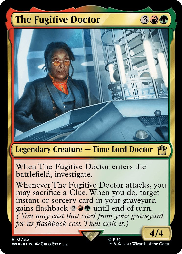 The Fugitive Doctor (Surge Foil) [Doctor Who] - Destination Retro