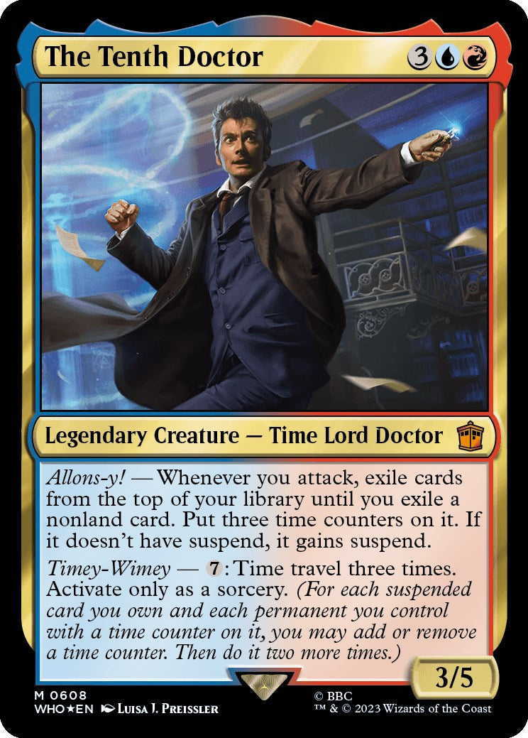 The Tenth Doctor (Surge Foil) [Doctor Who] - Destination Retro