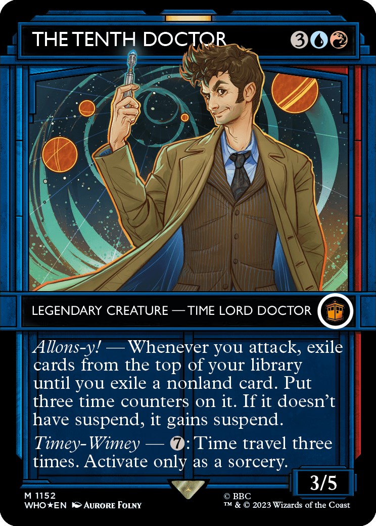 The Tenth Doctor (Showcase) (Surge Foil) [Doctor Who] - Destination Retro