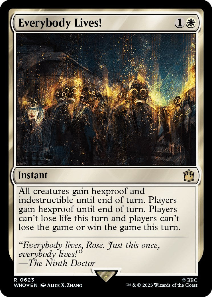 Everybody Lives! (Surge Foil) [Doctor Who] - Destination Retro