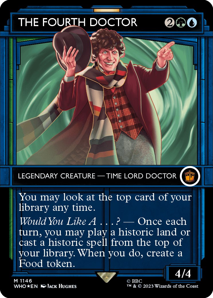 The Fourth Doctor (Showcase) (Surge Foil) [Doctor Who] - Destination Retro