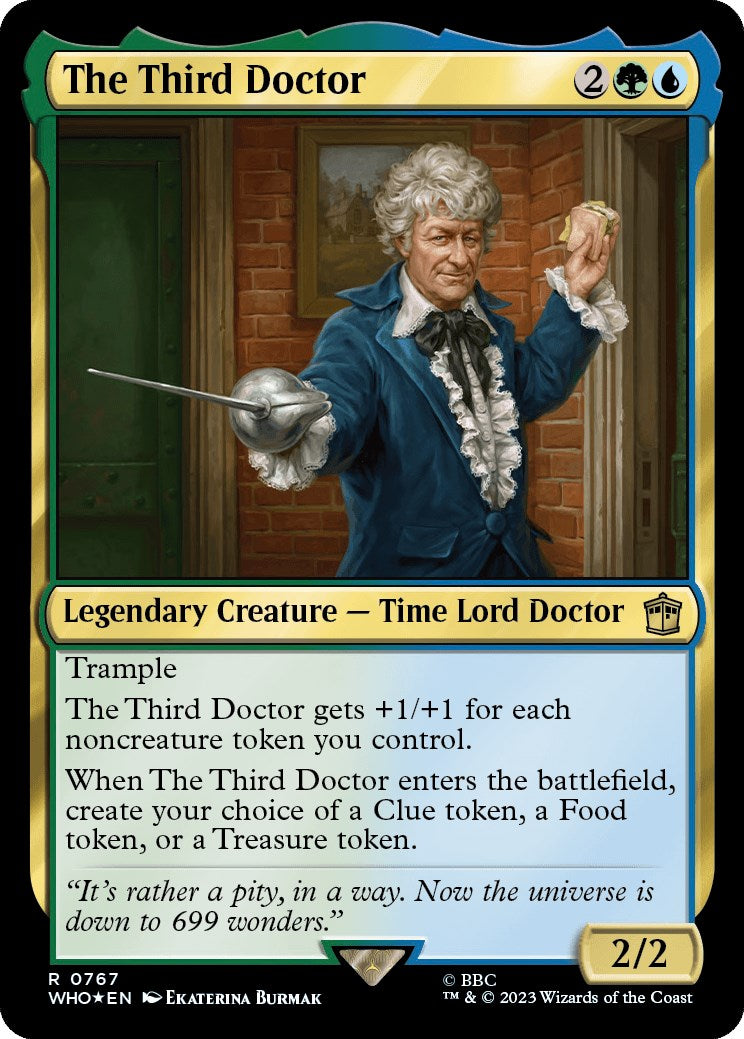 The Third Doctor (Surge Foil) [Doctor Who] - Destination Retro