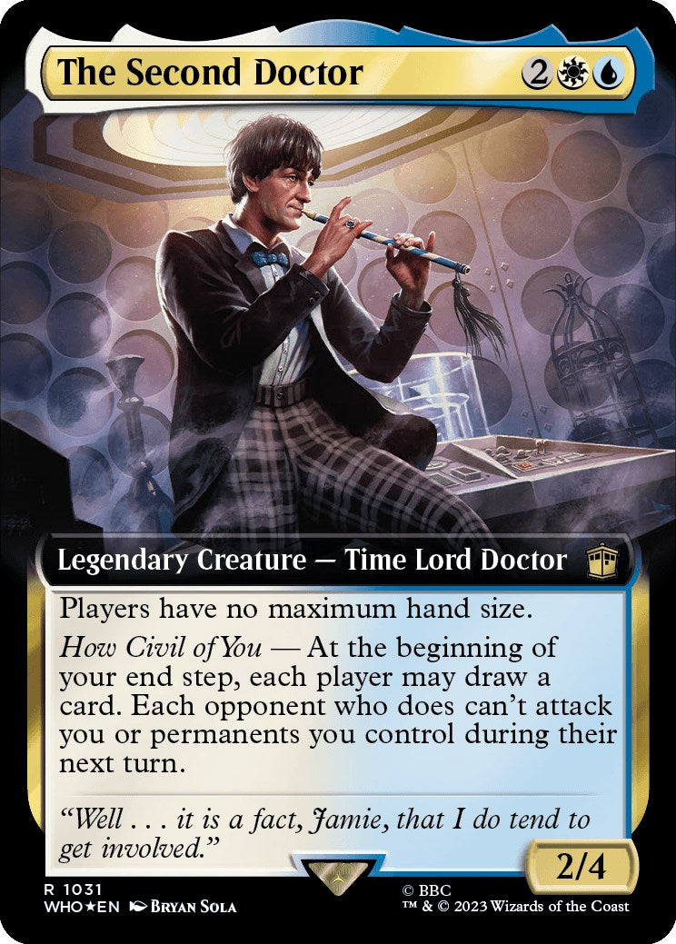 The Second Doctor (Extended Art) (Surge Foil) [Doctor Who] - Destination Retro