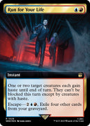Run for Your Life (Extended Art) (Surge Foil) [Doctor Who] - Destination Retro
