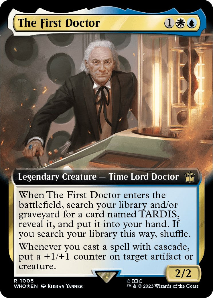 The First Doctor (Extended Art) (Surge Foil) [Doctor Who] - Destination Retro